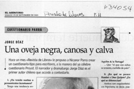 Una oveja negra, canosa y calva  [artículo]