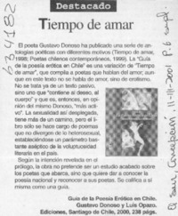 Tiempo de amar  [artículo]