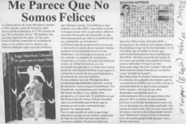 Me parece que no somos felices  [artículo]