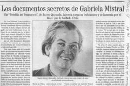Los documentos secretos de Gabriela Mistral  [artículo]