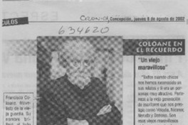 Francisco Coloane inició último viaje  [artículo]