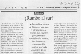 ¡Rumbo al sur!  [artículo] Fernando Salvador