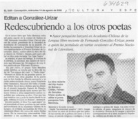 Redescubriendo a los otros poetas  [artículo]