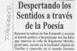 Despertando los sentidos a través de la poesía  [artículo]