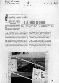 La historia en manos de la literatura