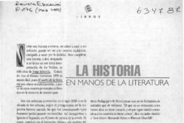 La historia en manos de la literatura