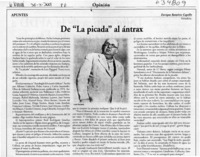 De "La picada" al ántrax  [artículo] Enrique Ramírez Capello