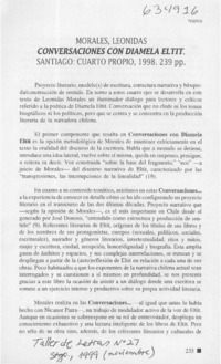 Conversaciones con Diamela Eltit  [artículo] Jorge Scherman Filer