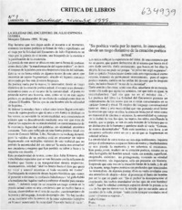 La soledad del encuentro, de Julio Espinosa