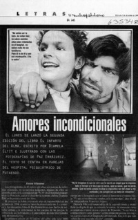 Amores incondicionales  [artículo] Ximena Villanueva