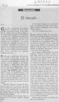 El vínculo  [artículo] Filebo