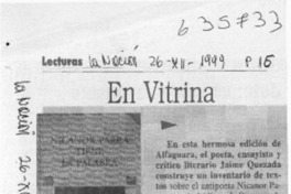 Nicanor Parra tiene la palabra  [artículo]