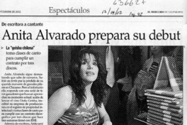 Anita Alvarado prepara su debut  [artículo]