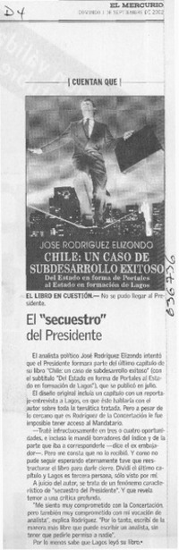 El "secuestro" del Presidente  [artículo]
