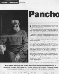 Pancho vuelve al mar  [artículo] Volodia Teitelboim