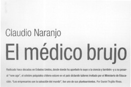 El médico brujo  [artículo] Daniel Trujillo Rivas