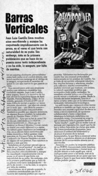 Barras verticales  [artículo] Huberto Plaza