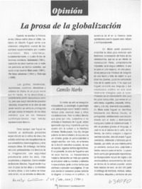 La prosa de la globalización  [artículo]
