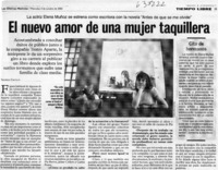 El nuevo amor de una mujer taquillera  [artículo] Rodrigo Castillo