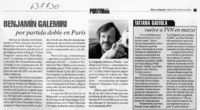 Benjamín Galemiri por partida doble en París  [artículo]