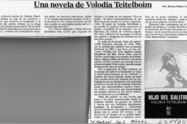 Una novela de Volodia Teitelboim  [artículo] Marino Muñoz Lagos