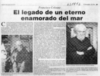 El legado de un eterno enamorado del mar  [artículo] Patricio Rodríguez