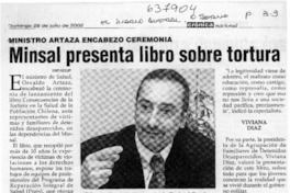Minsal presenta libro sobre tortura  [artículo]