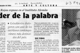 El poder de la palabra  [artículo]