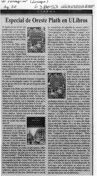 Especial de Oreste Plath en ULibros  [artículo]