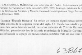 Liturgias del poder  [artículo] René Salinas Meza