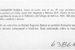 Vapor al norte, tren al sur  [artículo] Brian Loveman