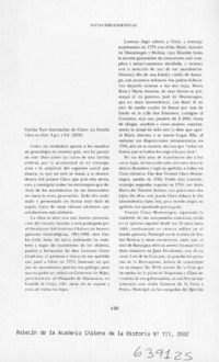 La familia Claro en Chile  [artículo] Sergio Martínez Baeza