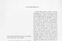 La familia Claro en Chile  [artículo] Sergio Martínez Baeza