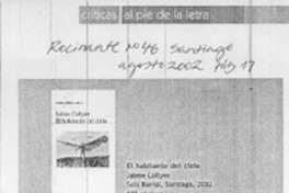 Volar es un artificio  [artículo] Vicente Montañés