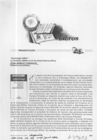 Sociología militar  [artículo]