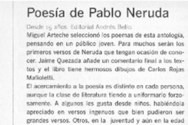 Poesía de Pablo Neruda  [artículo]