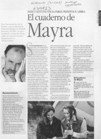 El cuadernos de Mayra  [artículo]