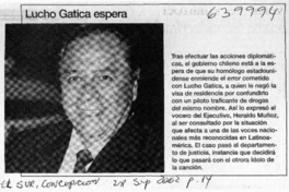 Lucho Gatica espera