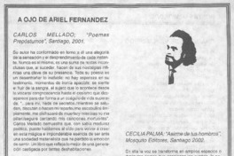 A ojo de Ariel Fernández  [artículo]