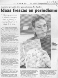 Ideas frescas en periodismo  [artículo]