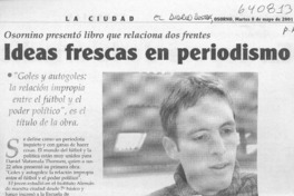 Ideas frescas en periodismo  [artículo]