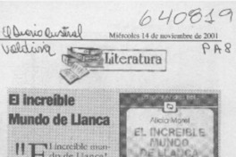 El increíble mundo de Llanca  [artículo]