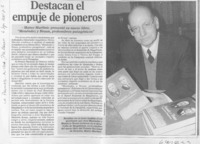 Destacan el empuje de pioneros  [artículo]