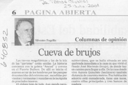 Cueva de brujos  [artículo] Silvestre Fugellie