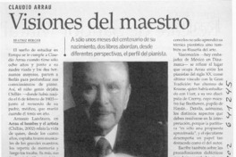 Visiones del maestro  [artículo] Beatriz Berger