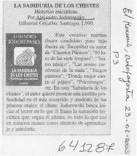 La sabiduría de los chistes  [artículo]