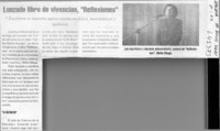 Lanzado libro de vivencias, "Reflexiones"  [artículo]