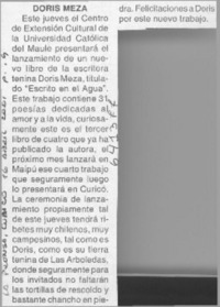 Doris Meza  [artículo]