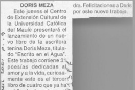Doris Meza  [artículo]