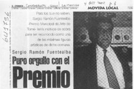 Puro orgullo con el Premo de Arte tomecino  [artículo]